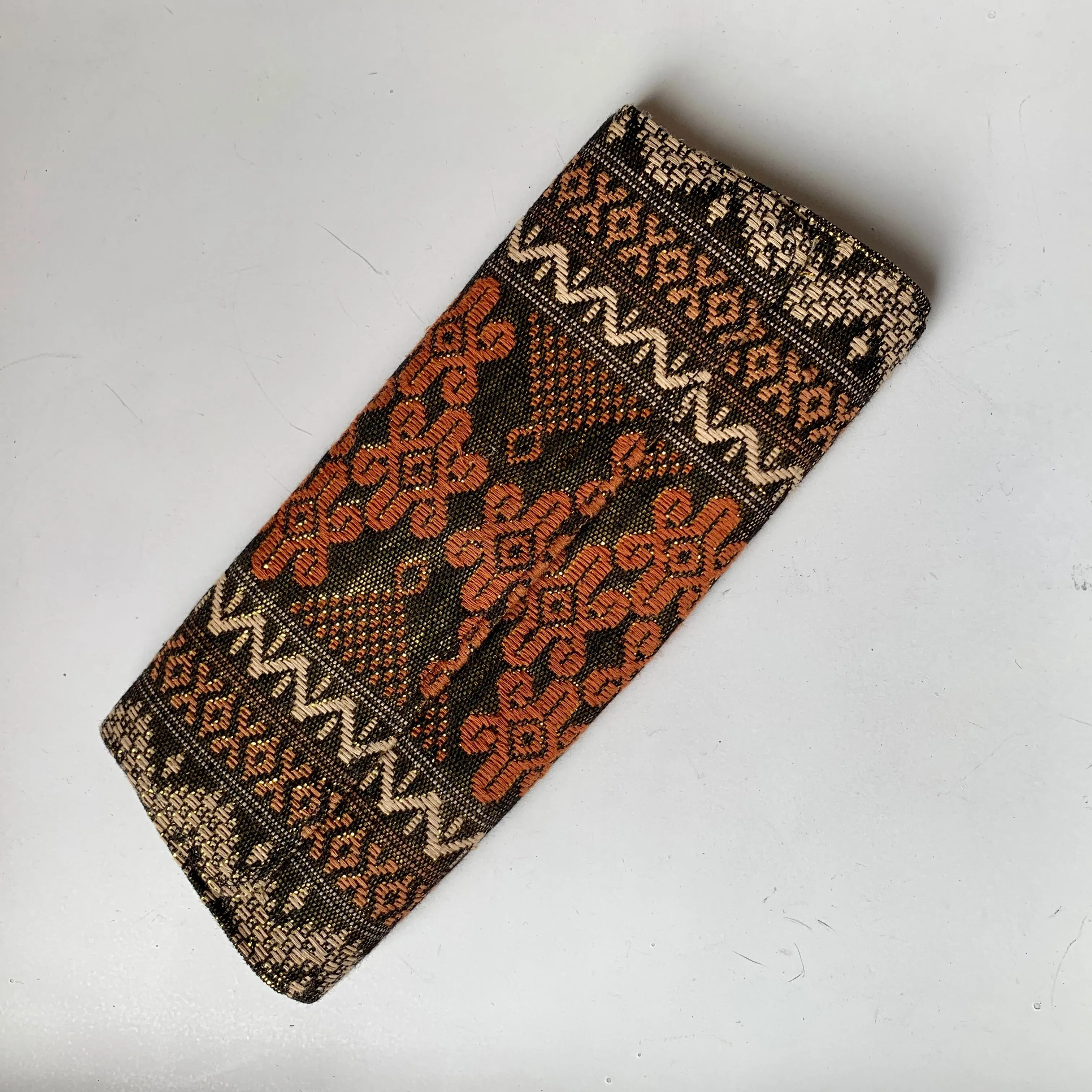 1960s Boho Tapestry Clutch