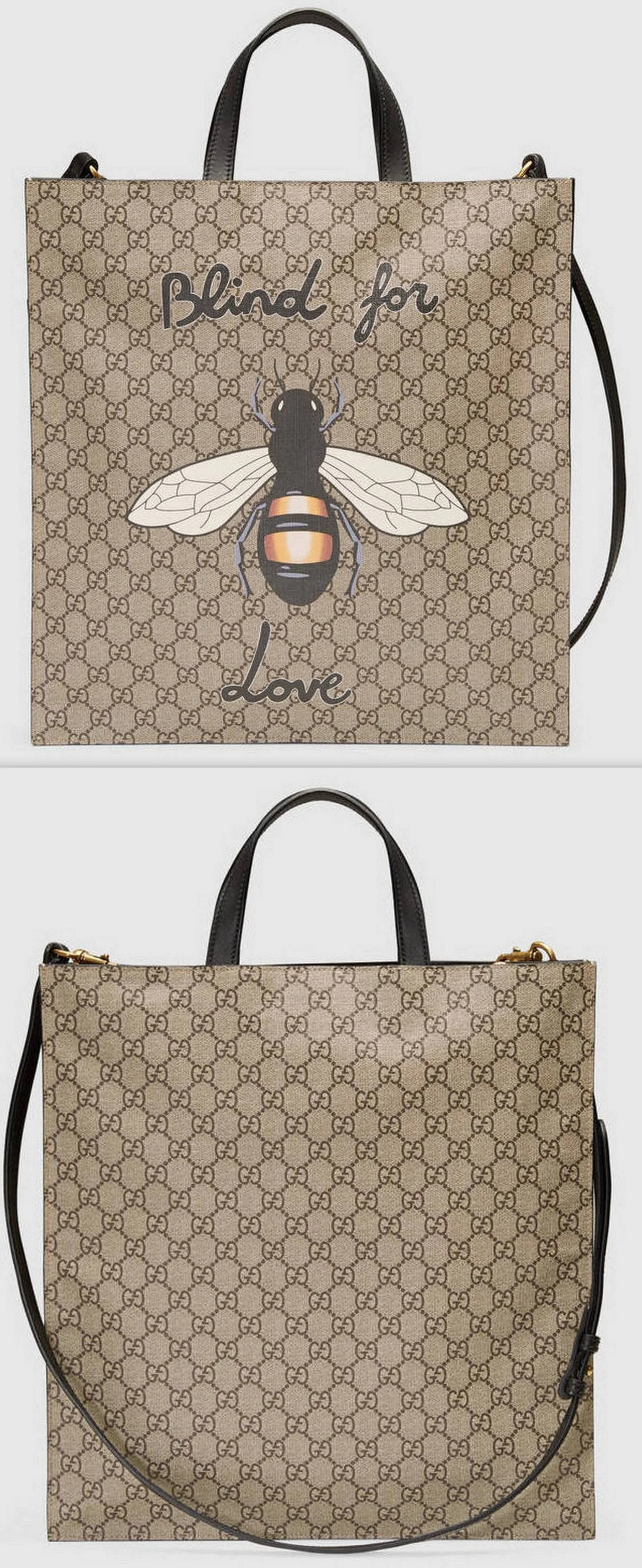 Bee Print Soft GG Supreme Tote