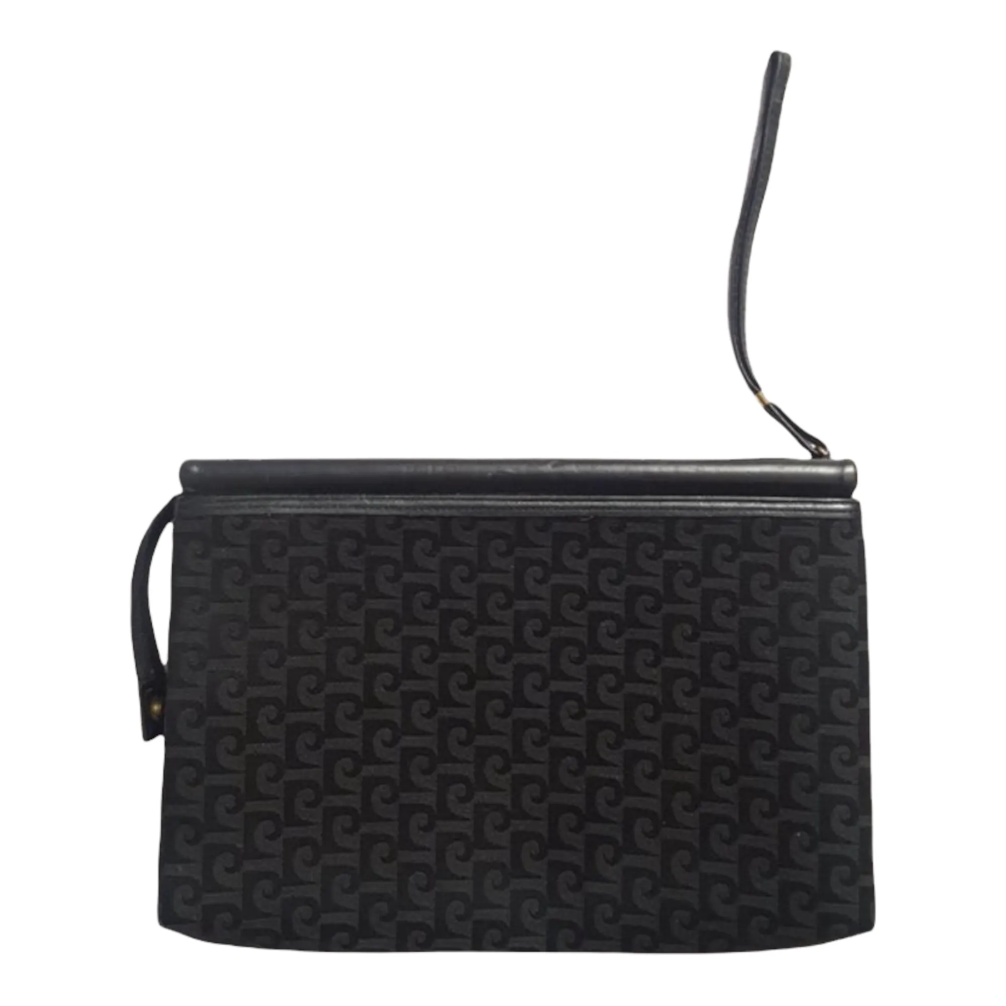 Black Monogram Pierre Cardin Clutch