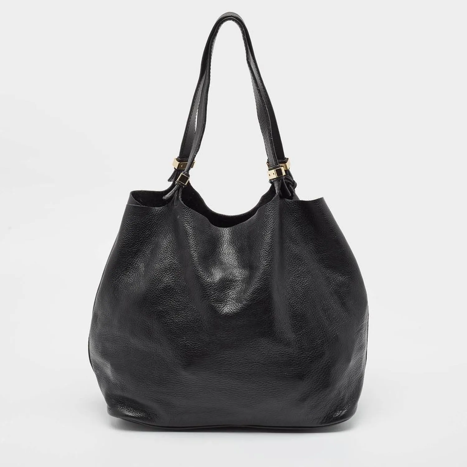 Black Soft Leather Colgate Tote