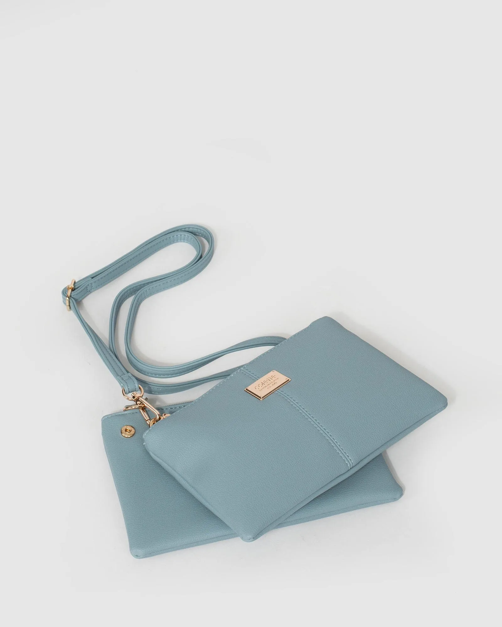 Blue Double Peta Pouch