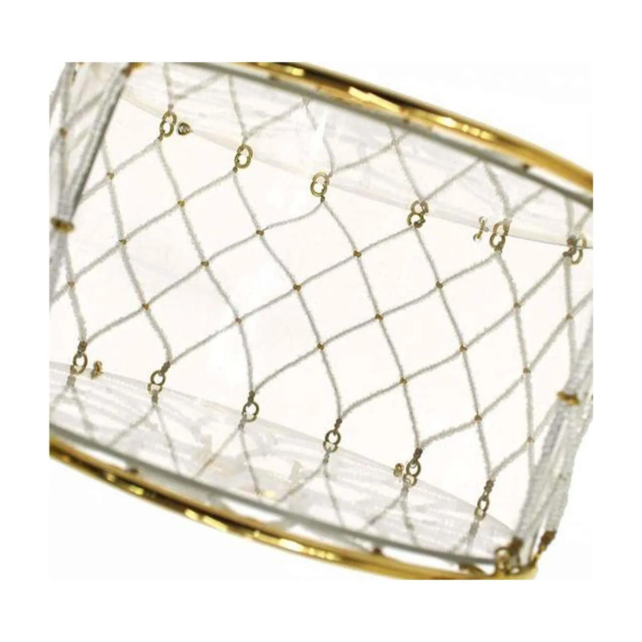 Chanel Minaudière Ultra Rare 1990 Beaded Gold Transparent Circle Micro Mini Bag