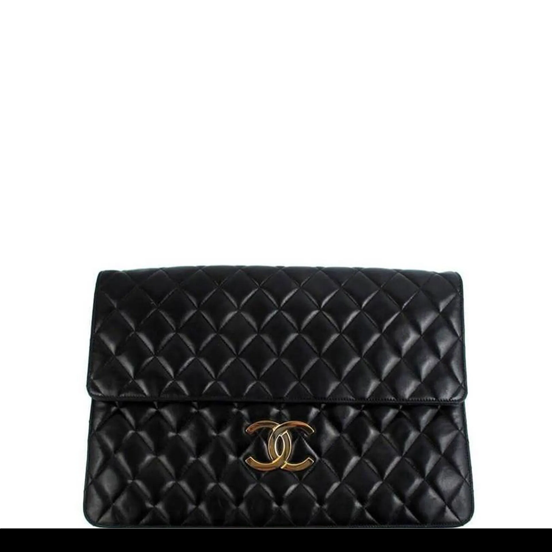 Chanel Rare Jumbo Maxi XL Vintage Classic Flap Giant Clutch Briefcase