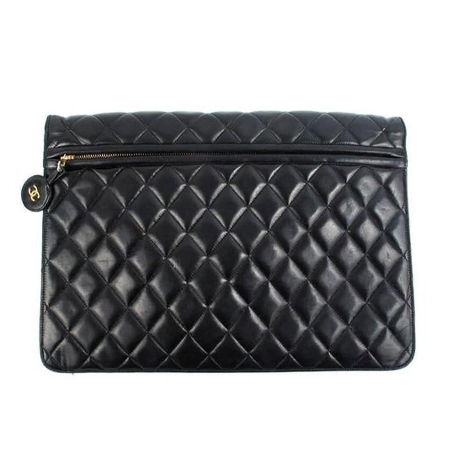 Chanel Rare Jumbo Maxi XL Vintage Classic Flap Giant Clutch Briefcase