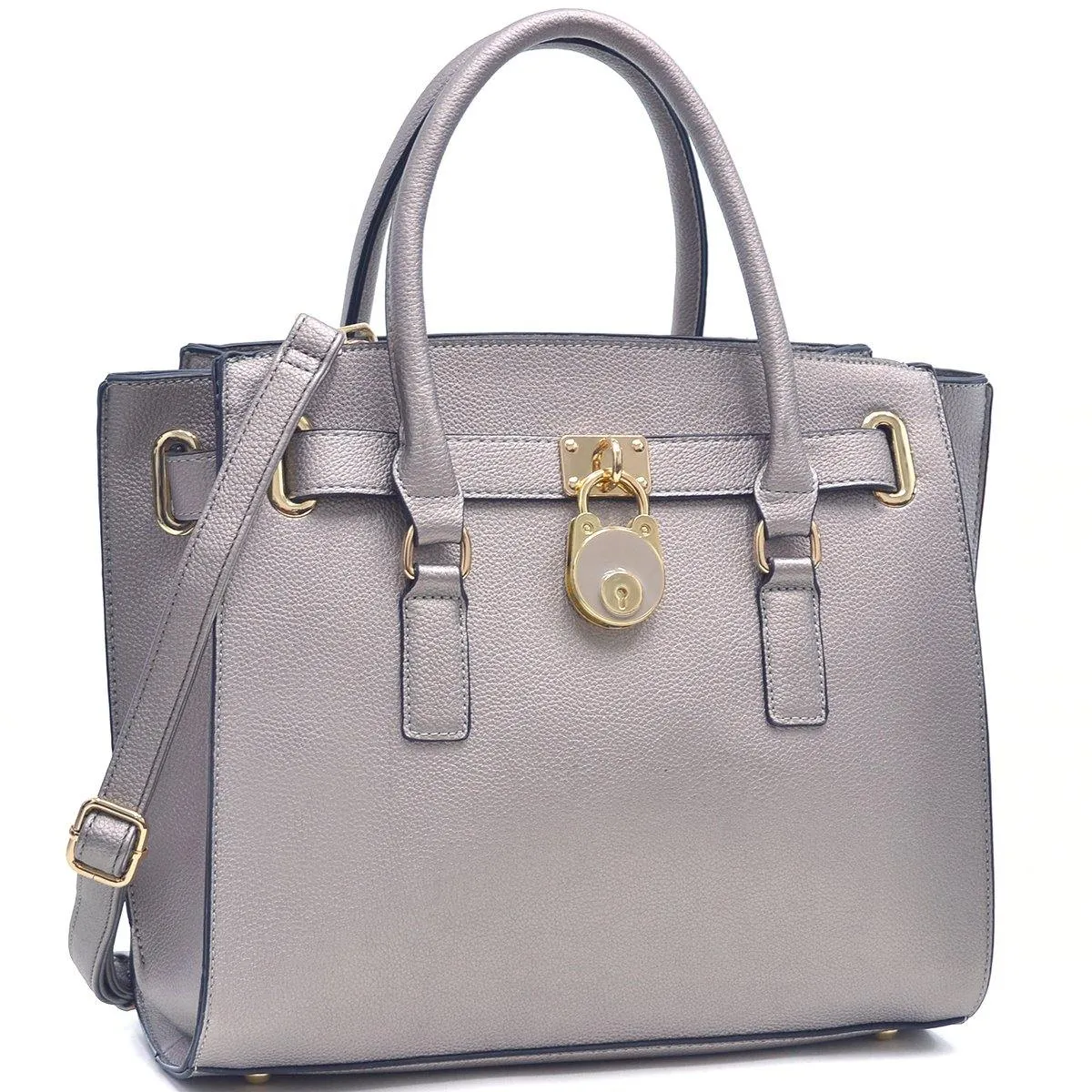 Dasein Belted Medium Tote Bag