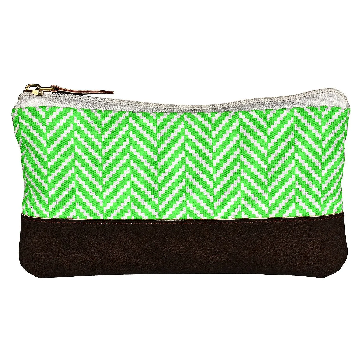 Green Chevron - Multi-purpose pouch