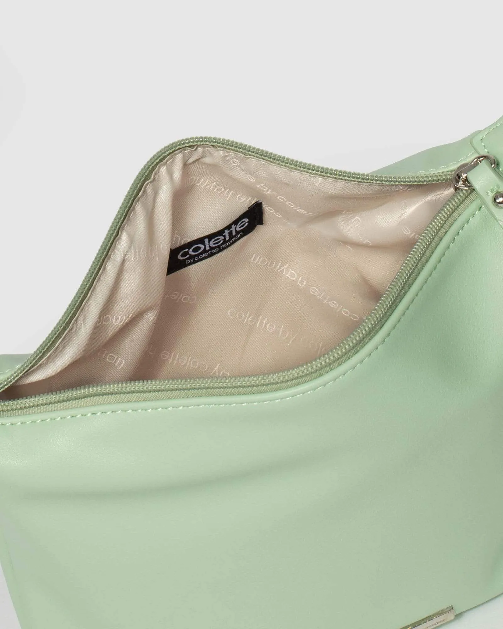 Green Double Pouch Cosmetic Case