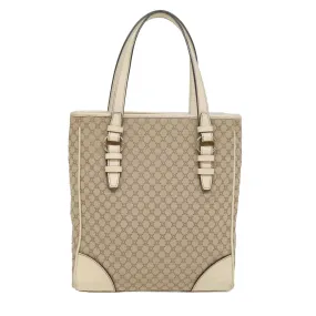 GUCCI Canvas Céline Macadam Tote