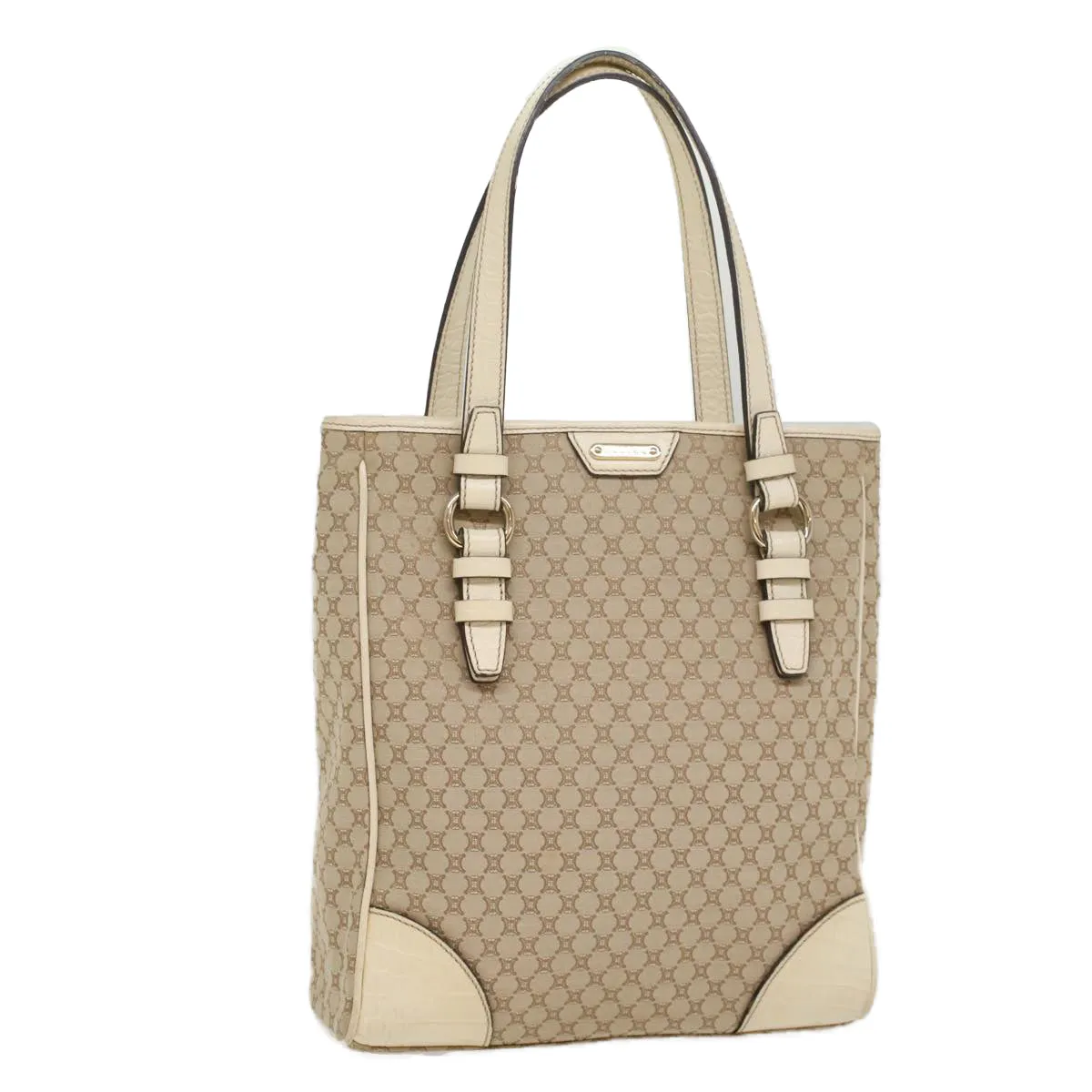 GUCCI Canvas Céline Macadam Tote