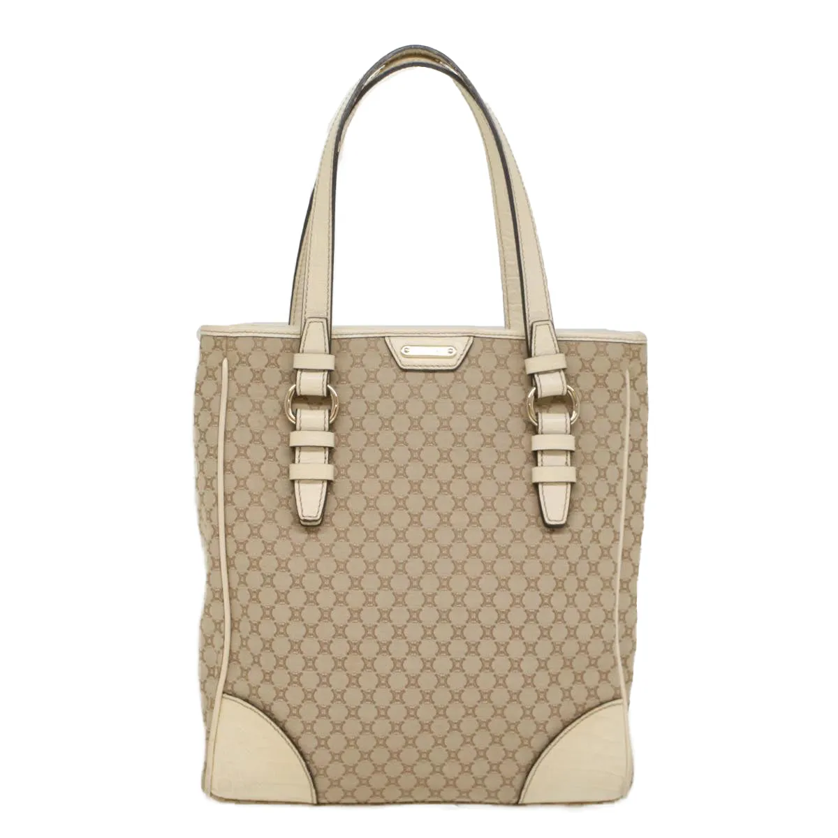 GUCCI Canvas Céline Macadam Tote