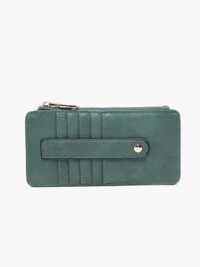 HD  Teal Slim Card Holder Wallet WL1889DPTL