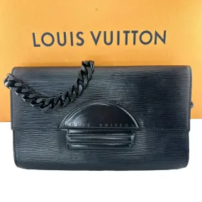 LOUIS VUITTON Epi Leather Chaillot Clutch and Added Chain