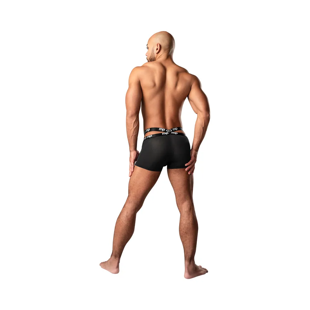 Male Power Infinite Comfort Amplifying Strappy Pouch Short Black S