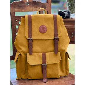 Mona B - Unisex Canvas Back Pack for Office | School and College with Upto 14" Laptop/ Mac Book/ Tablet: City Slicker