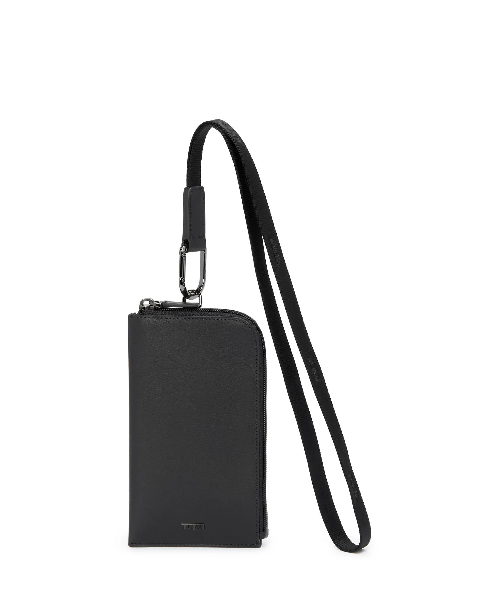 NASSAU Card Pouch Lanyard - Black Textured