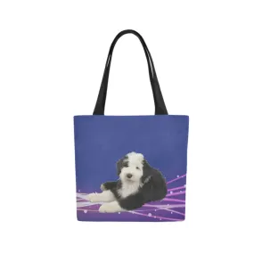 Old English Sheepdog Cotton Tote Bag