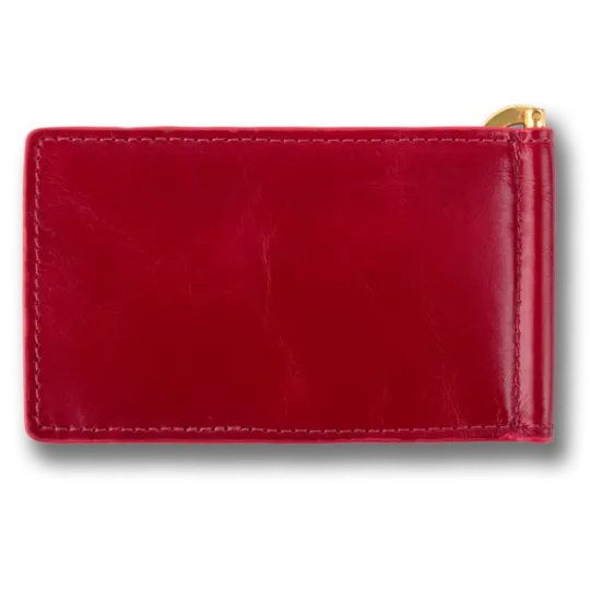 Orchill CAPTAIN CLIP MENS  LEATHER WALLET OXBLOOD