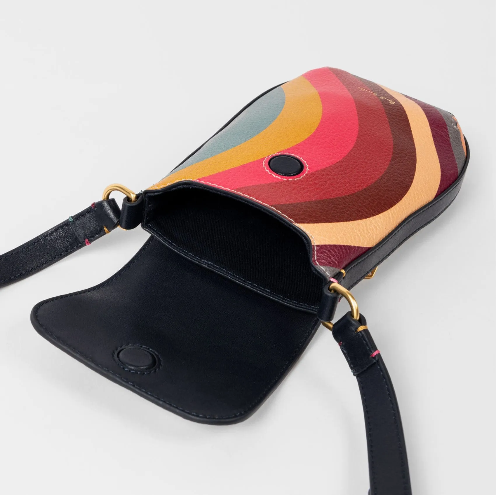 Paul Smith - Women's Leather E-Swirl Phone Pouch