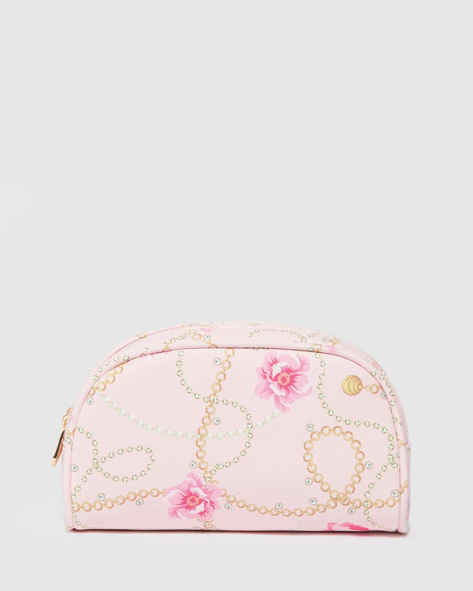 Print Double Pouch Cosmetic Case