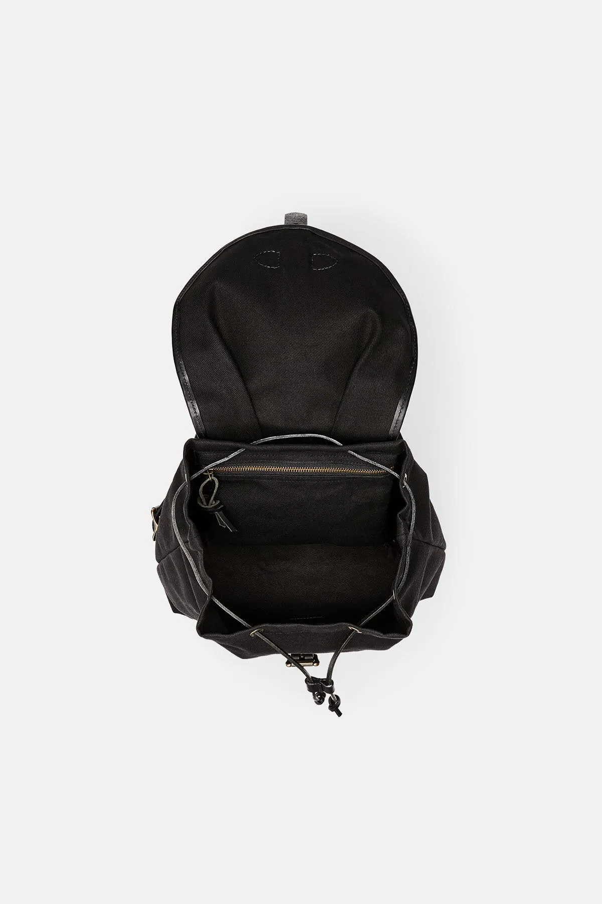 RUGGED TWILL DRAWSTRING BACKPACK