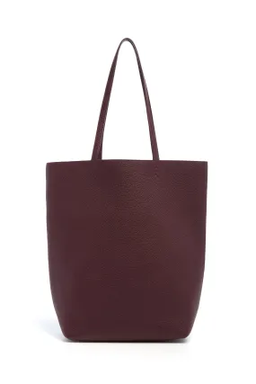 Sillbury Tote Bag in Bordeaux Textured Leather