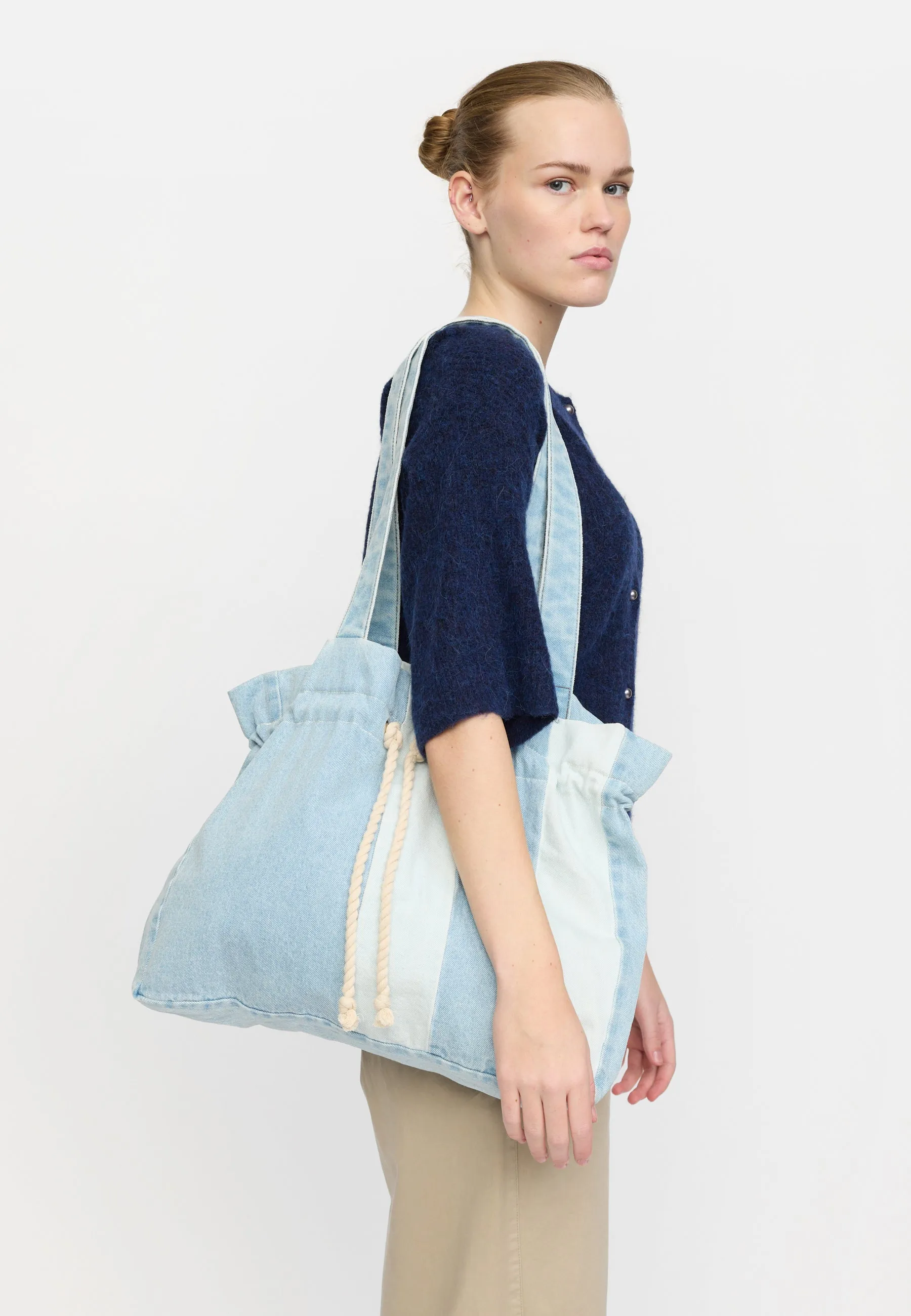 SRMacy Tote Bag - mixed denim