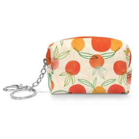 Studio Oh! - Key Chain Pouch, Orange Whimsy