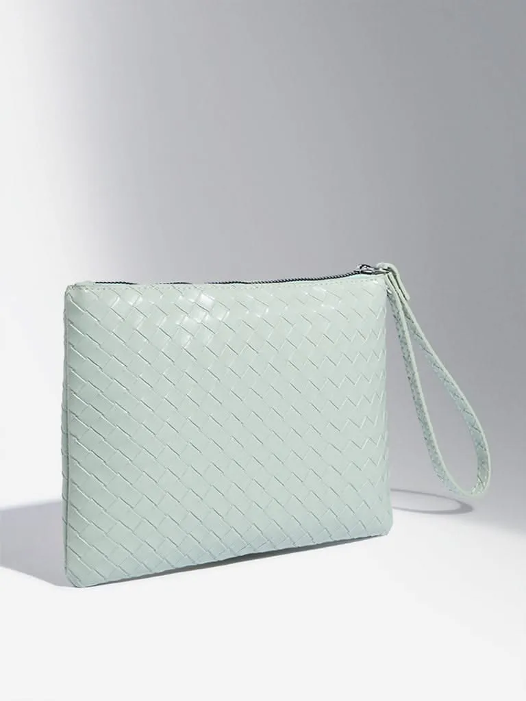 Studiowest Green Textured Pouch